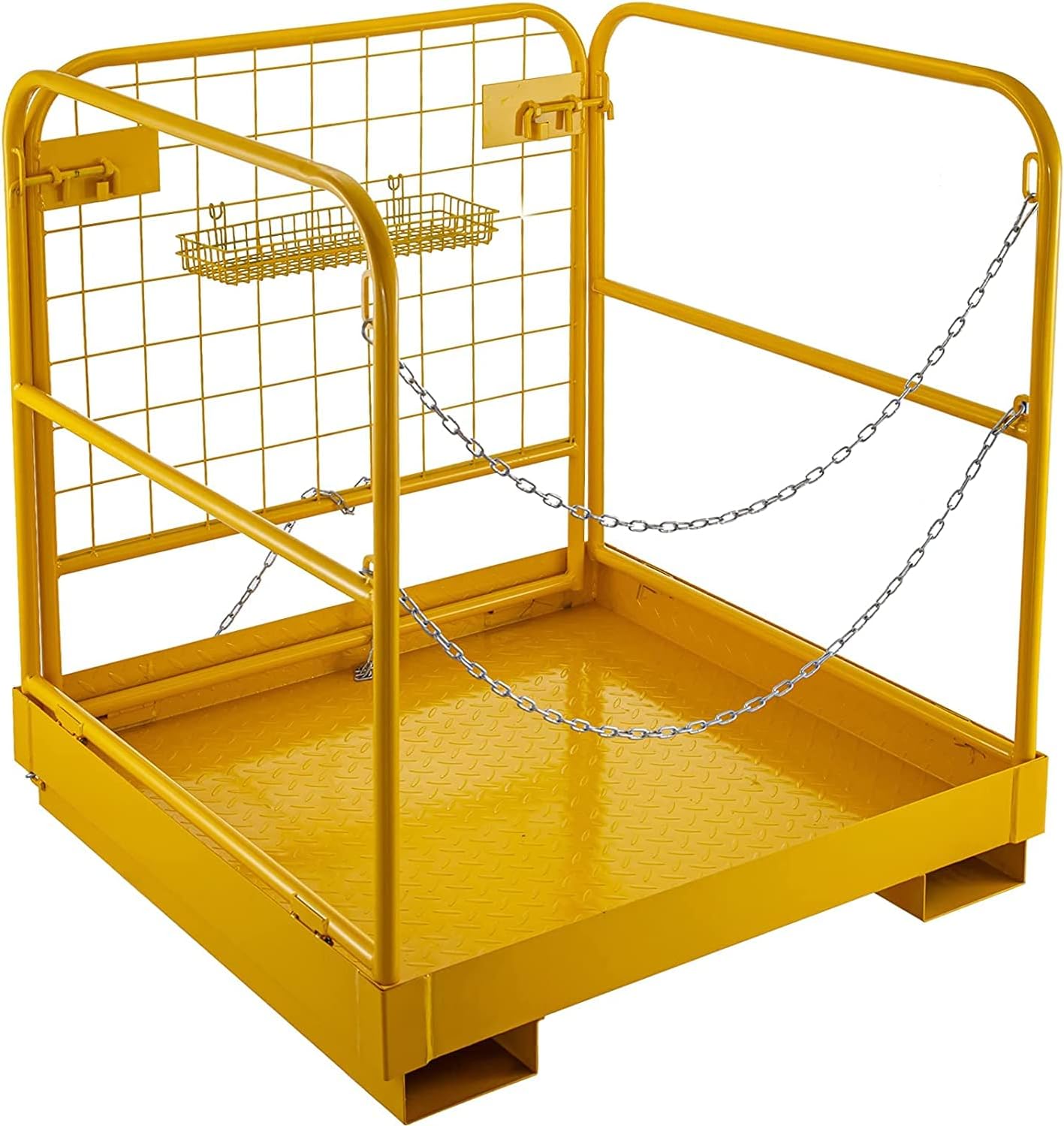 BestEquip 1 36x36 Forklift Safety Cage, Yellow