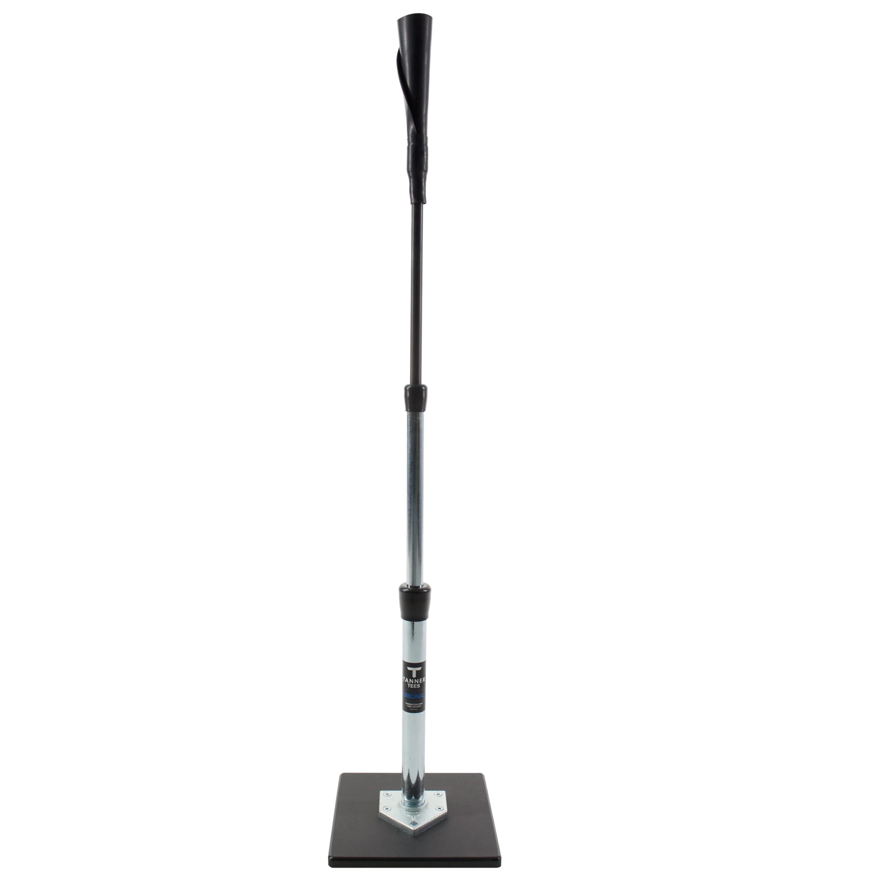 TANNER TEES the Original Premium Baseball/Softball Batting Tee with Tanner Original Base, Patented Hand-rolled Flex Top