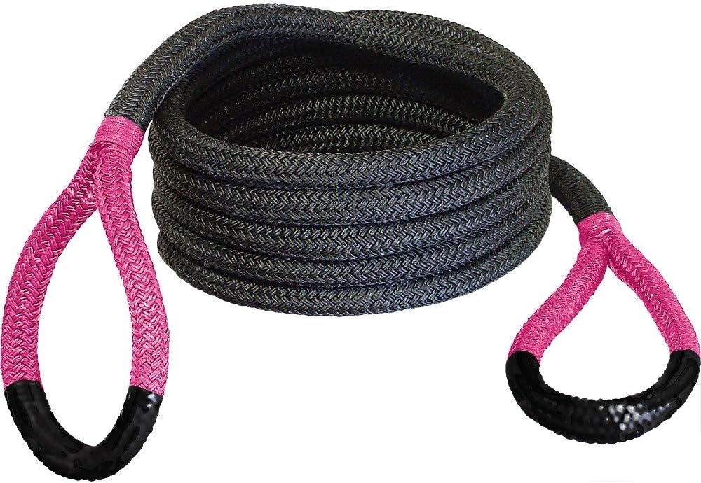 Bubba Rope Sidewinder Xtreme Model 176653YL Off-Road Power Stretch Kinetic Kit 5/8 x 20 ft. Recovery Rope with Breaking Strength of 14000 Lb. in