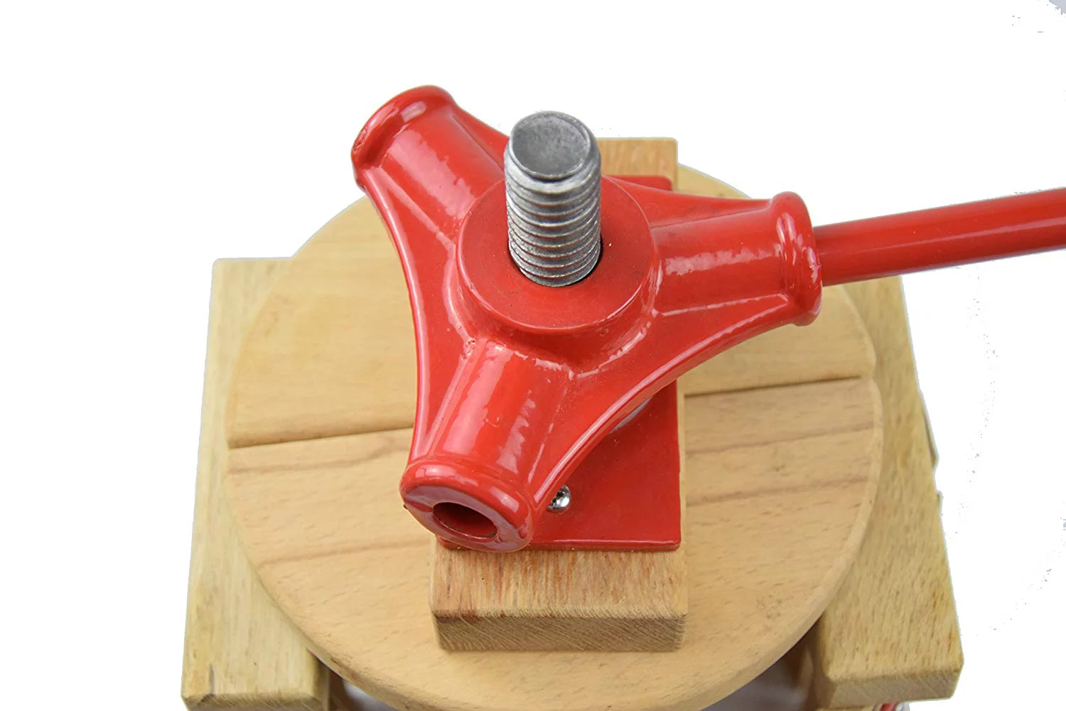 4.75 Gallon Fruit Apple Wine Press 100% Nature, Healthy Apple, Grape & Berries Crusher Manual Juice Maker For Kitchen