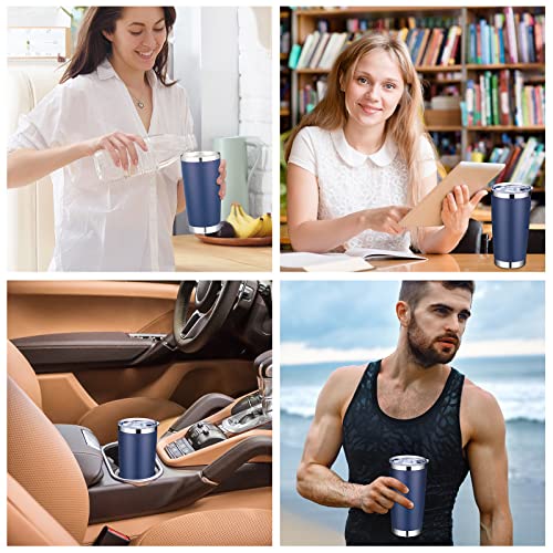 Sieral 36 Packs Stainless Steel Tumbler Bulk with Lid Vacuum Double Wall Insulated Travel Coffee Mug Powder Coated Tumbler Cup for Graduation Wedding