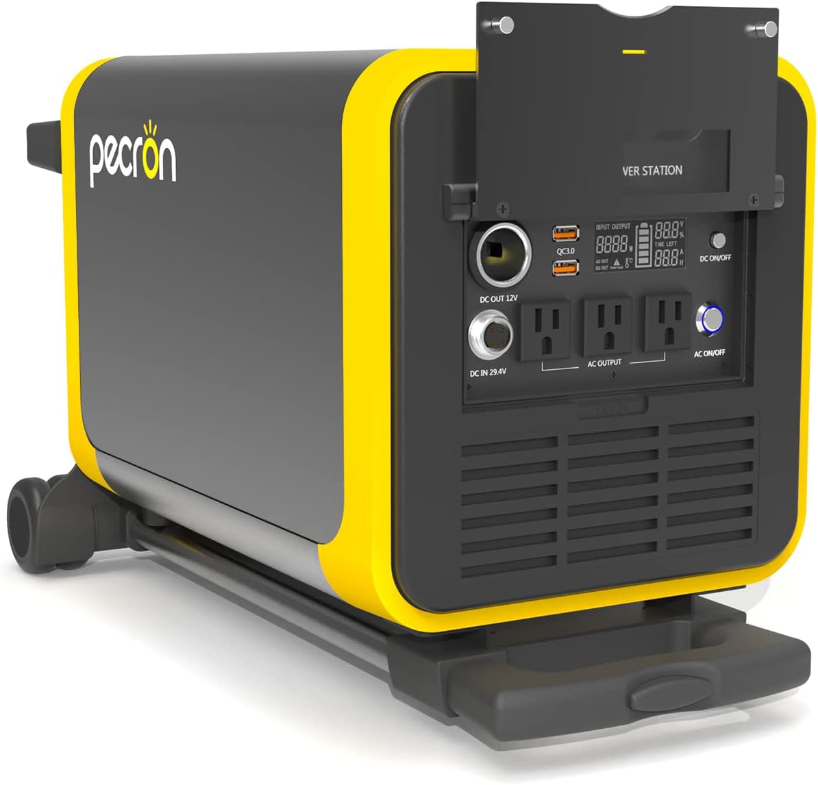 pecron Q3000S Portable Power Station 2000W/3024Wh Solar Generator with AC Outlet/DC Output/USB3.0 Backup Battery for Outdoor Camping Fishing