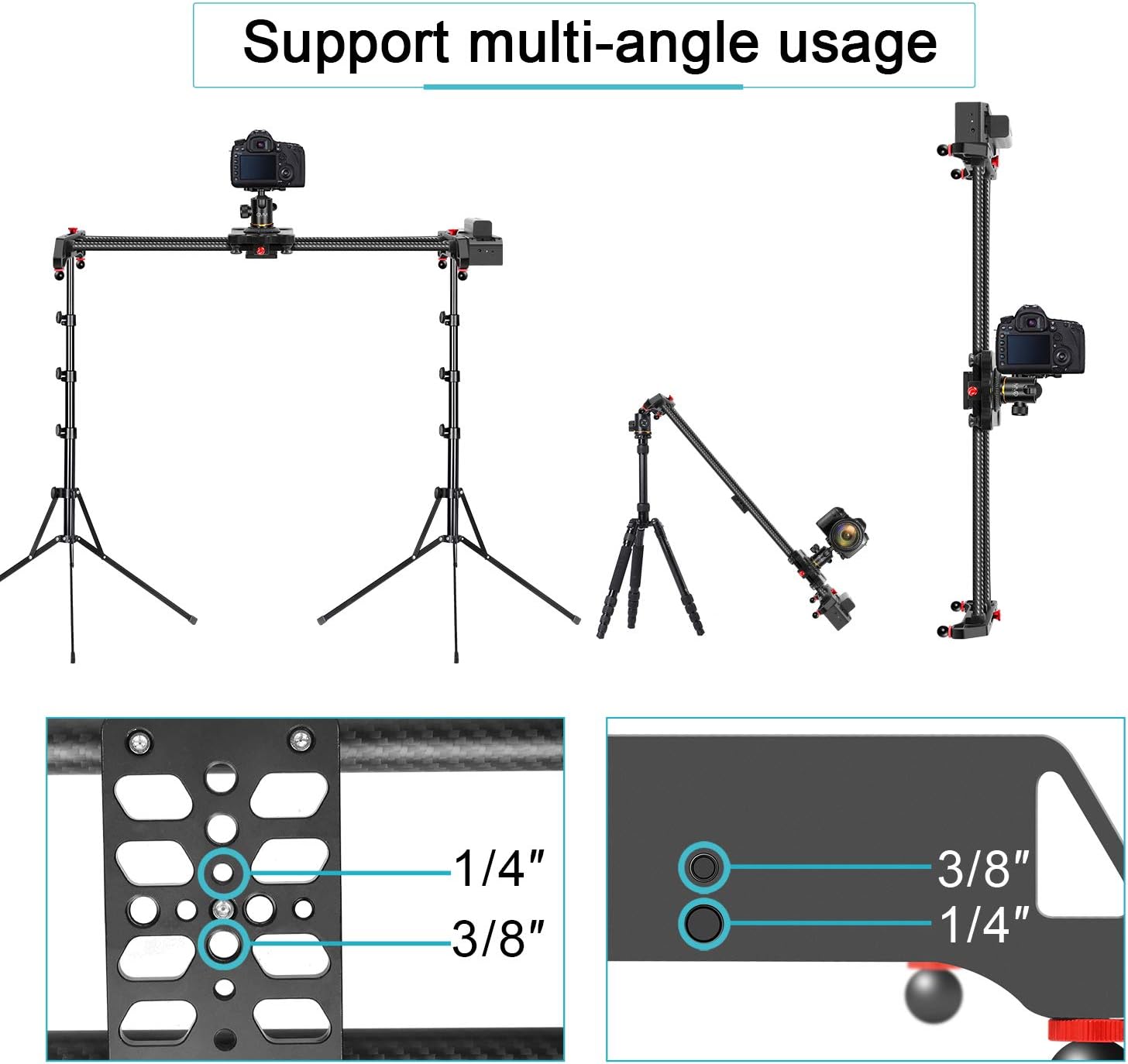 GVM Motorized Camera Slider