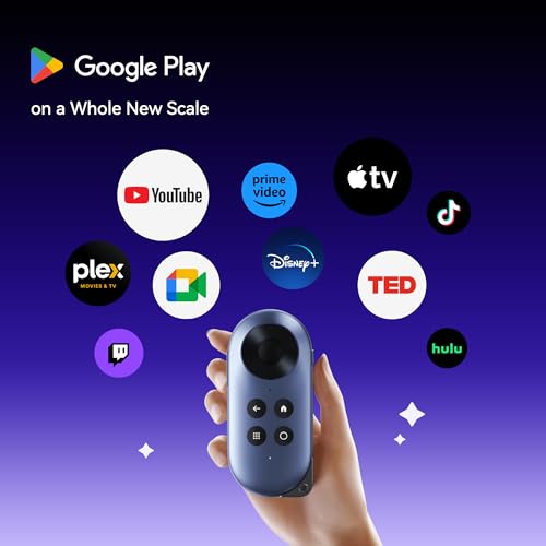 Rokid AR Joy Pack AR Glasses, Smart Glasses Max with Station, 360" Micro-OLED Display, Google Play, Media Streaming, HDCP Support & Cloud Gaming