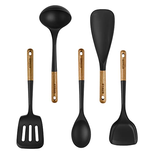 Staub Silicone Cooking Utensils, 11, Black