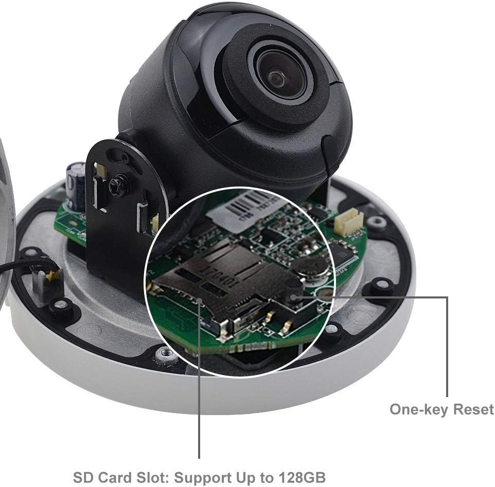 Hikvision 8MP(4K) DS-2CD2185FWD-I 2.8mm IR Fixed Dome Network Camera POE IP67 H.265+ English Version IP Camera