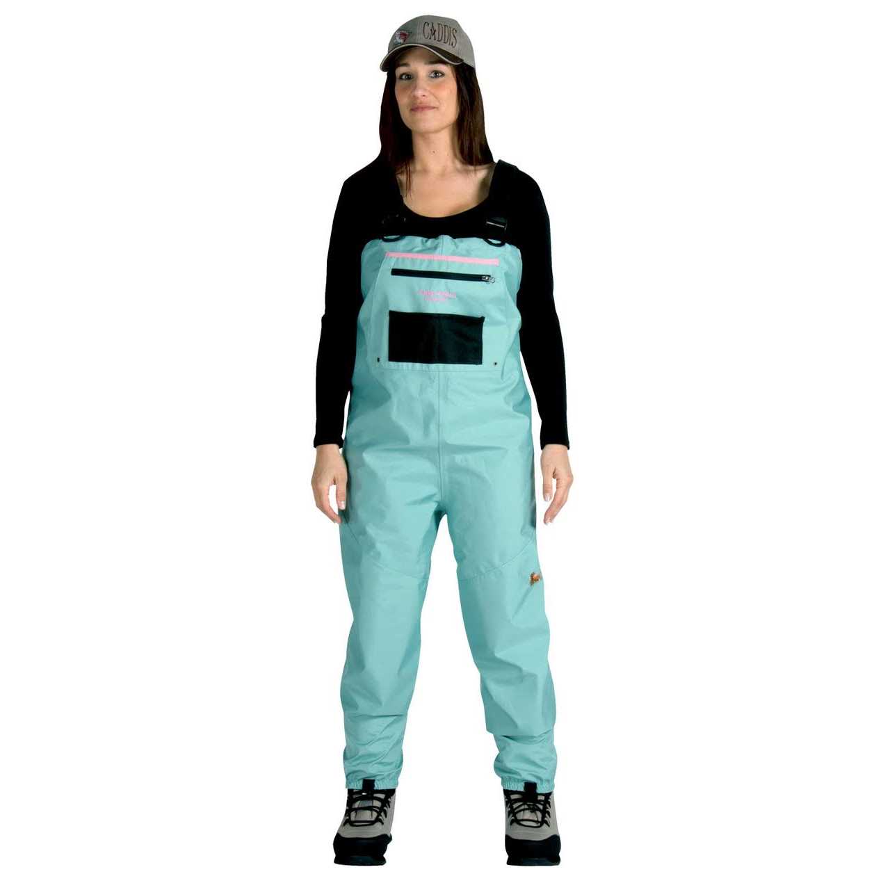 Caddis Wading Systems Caddis Womens Teal Deluxe Breathable Stockingfoot Waders - Sports Supplies Online Store