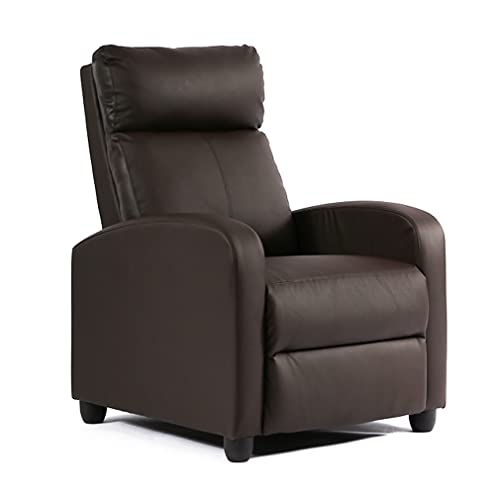 BestMassage | Recliner Chair | with 2 Point Massage Function | Black | with Lumbar Support, Adjustable Push Back, Wide Armrests