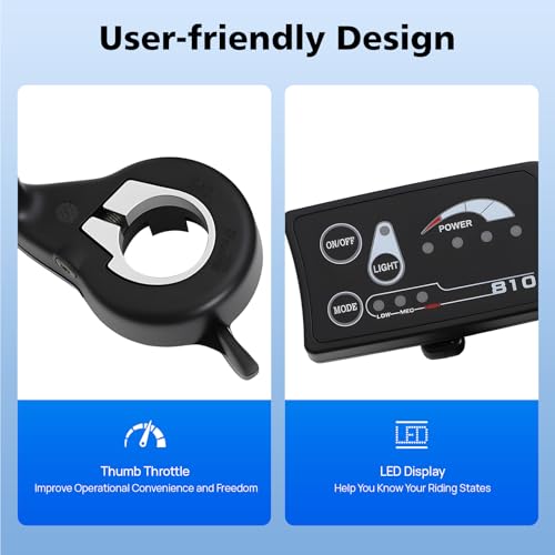20" Front Wheel Hub Electric Bike Conversion Kit,36v Front Wheel E-Bike Conversion Kit with SW-810LED Display