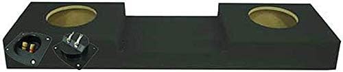 Compatible with Chevy C/K Silverado or GMC Sierra Fill Size Regular Cab Truck 1988-2006 Dual 12 Sub Box Speaker Enclosure