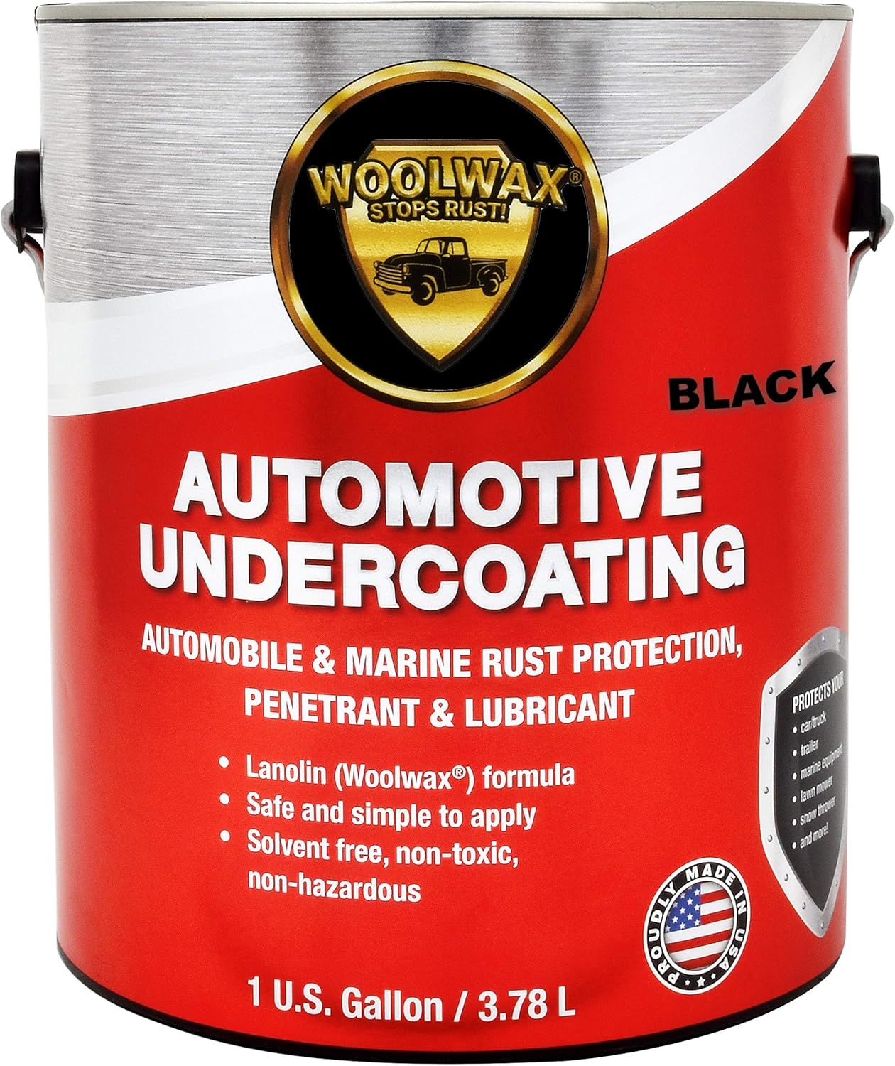 Woolwax Undercoating Protection, Rust Inhibitor and Prevention, Anti Corrosion Multi Purpose Penetrant and Lubricant Lanolin Formula