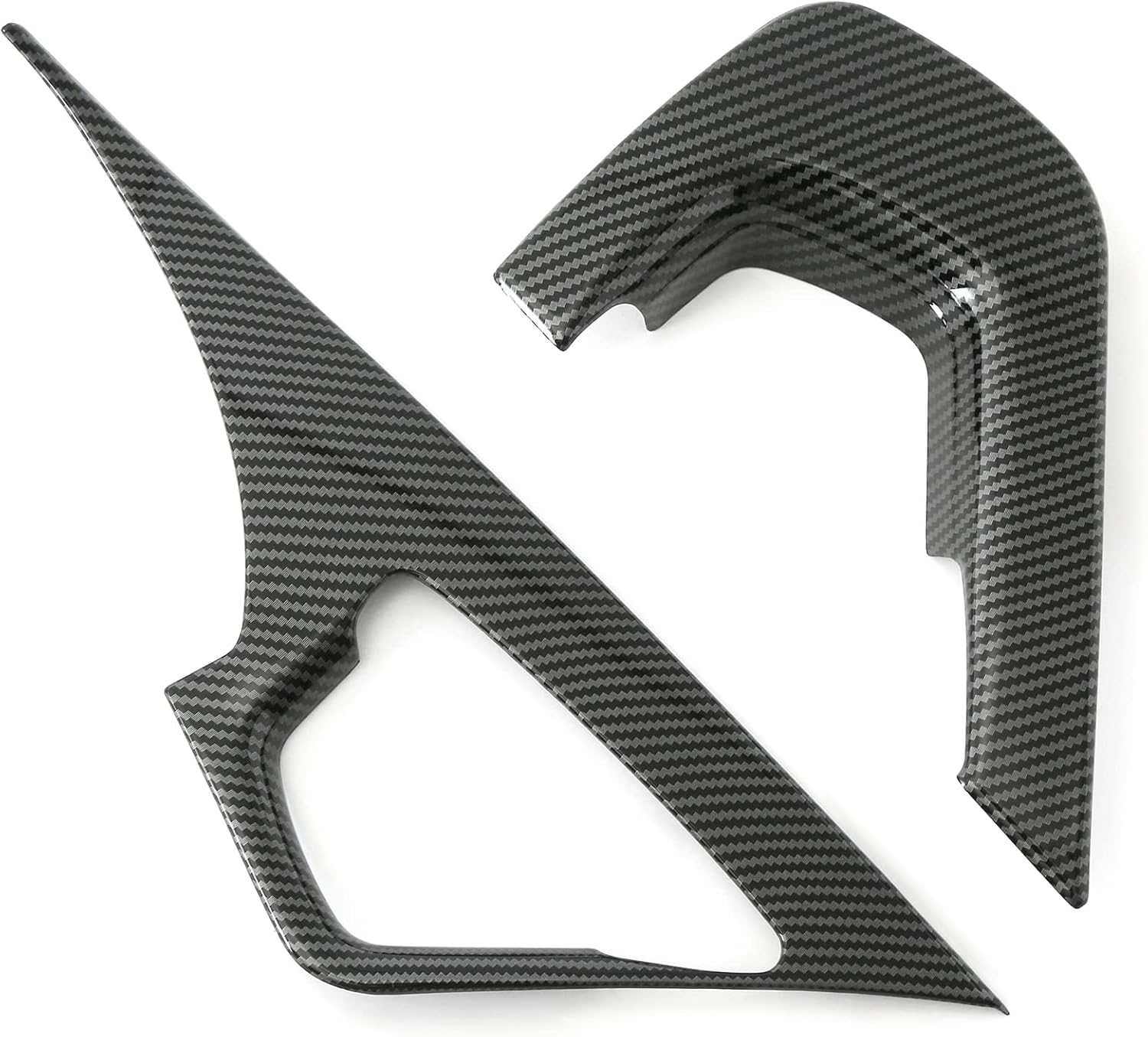 KoLeddy for C7 Corvette Carbon Fiber Central Control Armrest Cover Trim Accessories for 2014-2019 Chevrolet Corvette C7