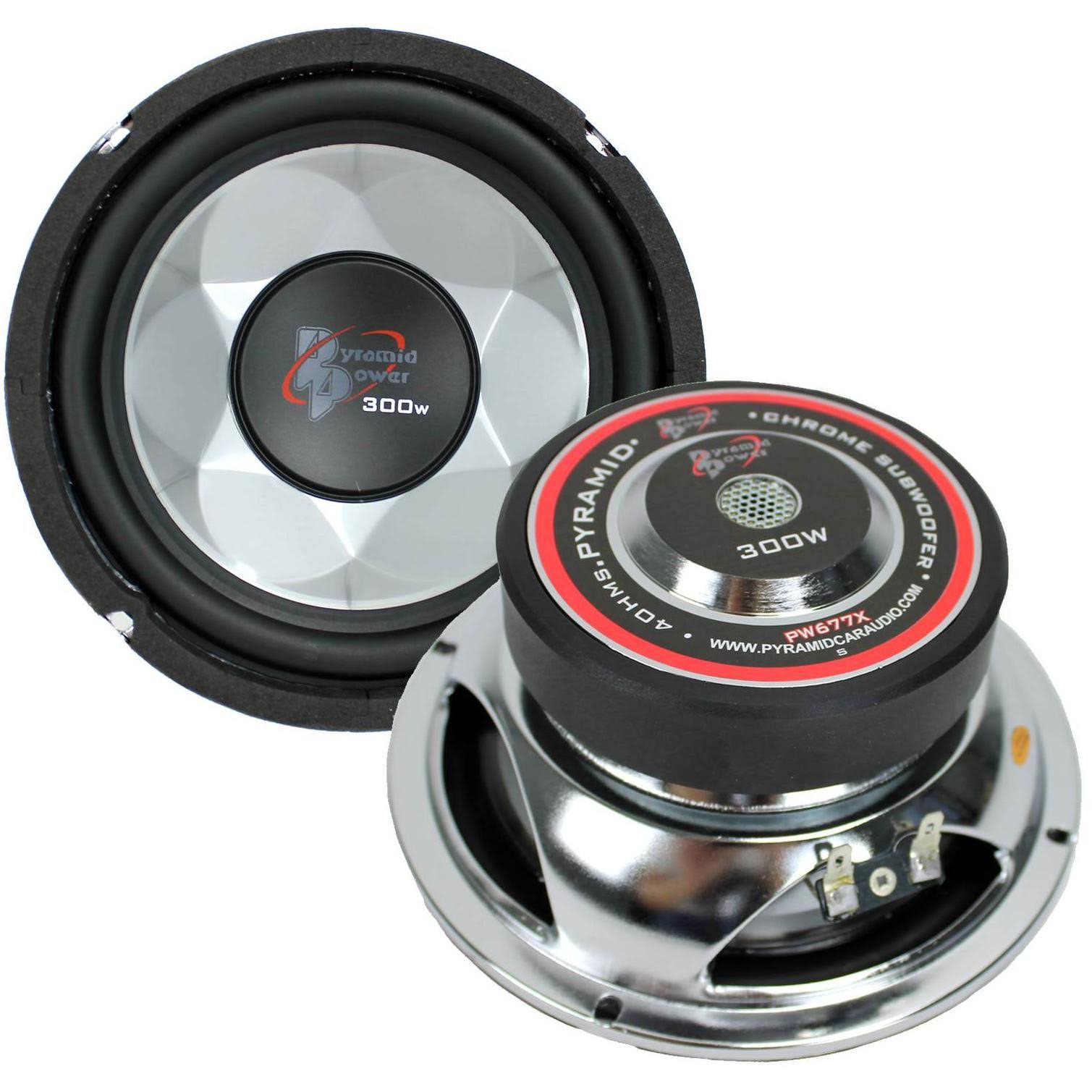 4 New Pyramid Pw677x 1200W 6x22 Car Audio Subs Subwoofers Power Woofers Stereo