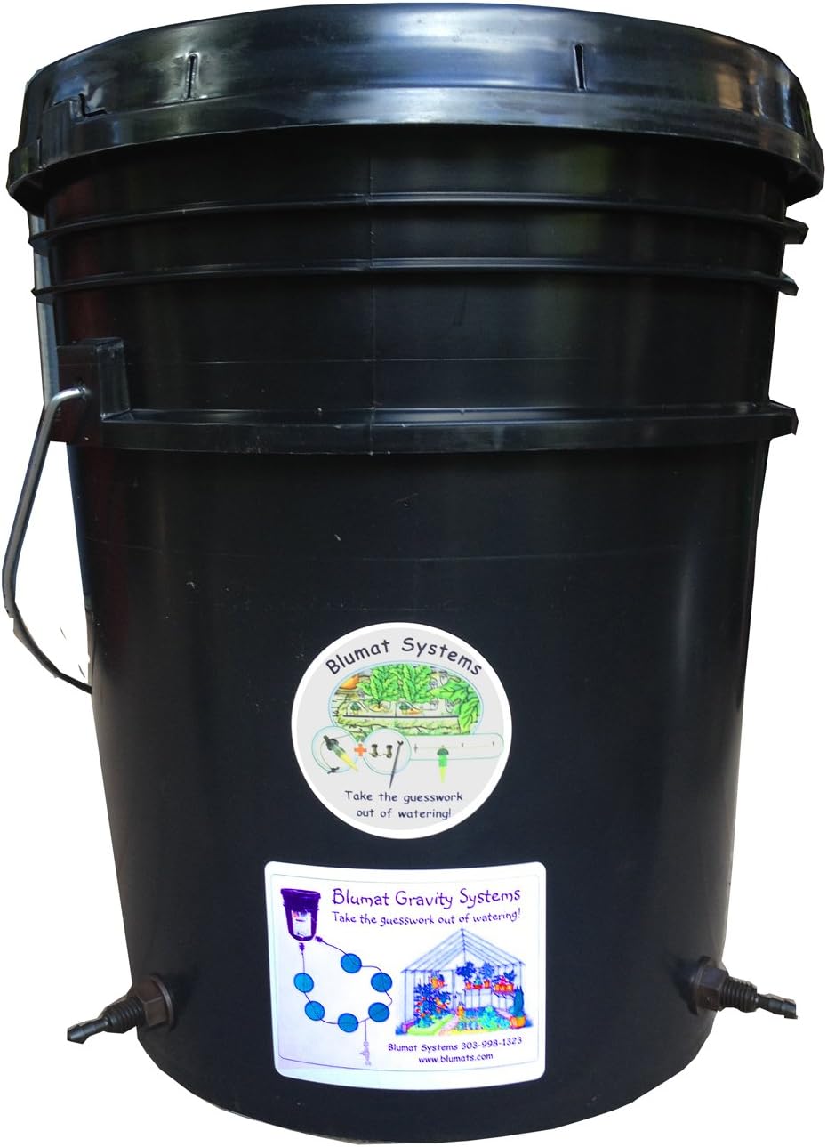 Blumat Drip System - 6 Pack Small Kit with Reservoir - Smart Automatic Watering System, Great for Vacation, Made in Austria