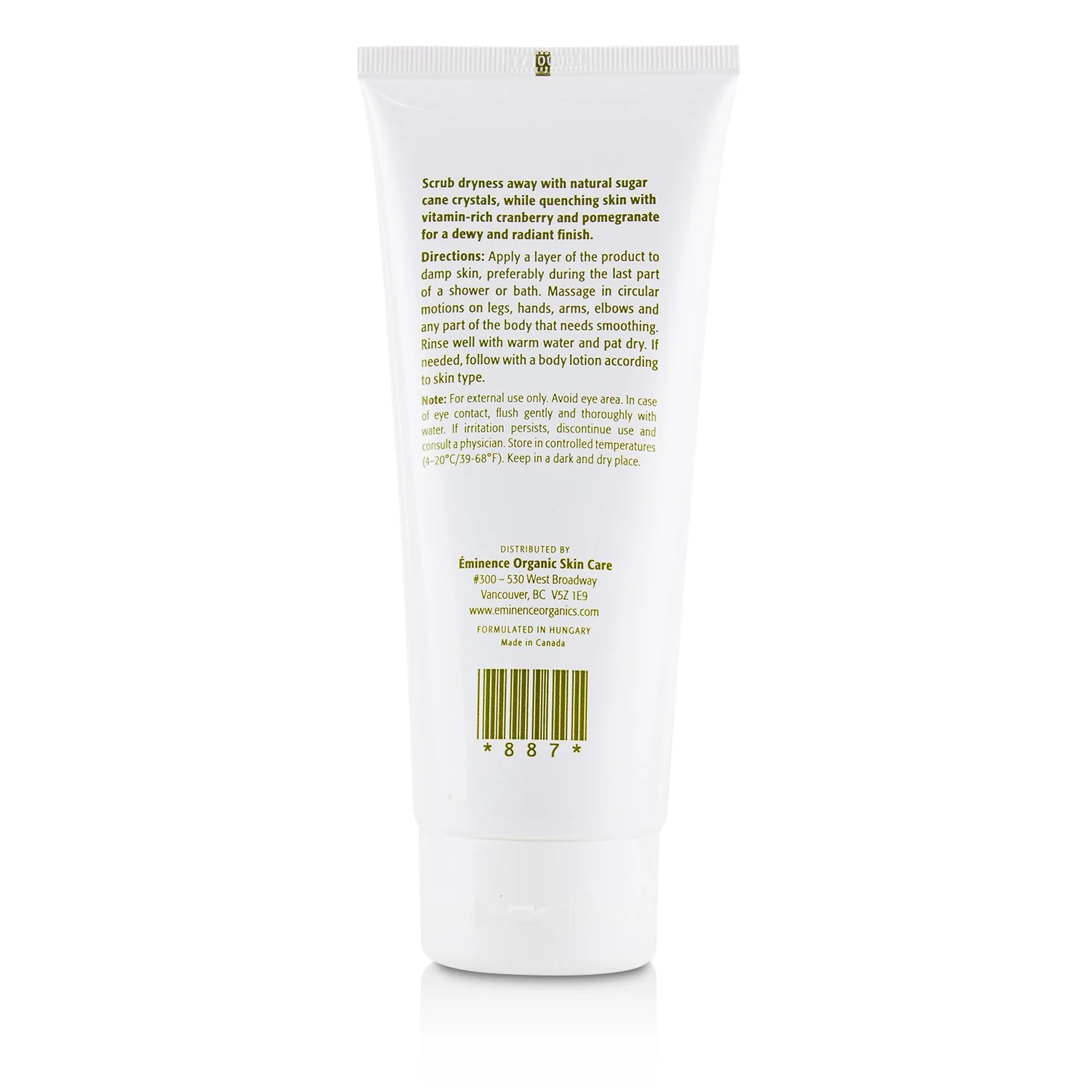 Eminence Cranberry Pomegranate Sugar Scrub (Tube)  250ml/8.4oz