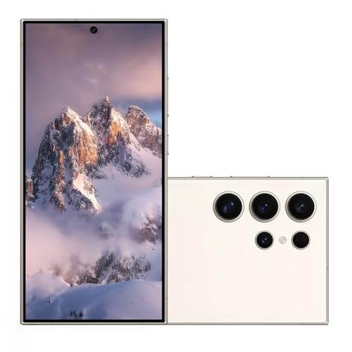 Unlocked Cell Phones C24 Ultra Smartphone Android 13 Phones 8GB+256GB/6.8" HD Screen/Dual SIM/108MP+48MP Camera/6800 mAh/Built-in Pen (Light Cyan)