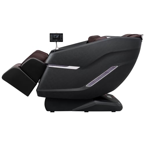 VEVOR Full Body Massage Chair, SL-Track Zero Gravity Massage Recliner, 3D Shiatsu, Body Scan, Heating, Bluetooth Speaker, Airbags for Living Room