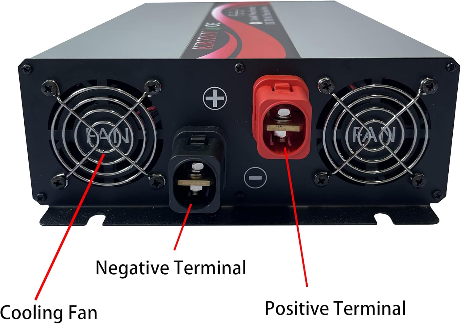 4000W Pure Sine Wave Off Grid Power Inverter 48V DC to 120V AC with USB Port LCD Display 60HZ