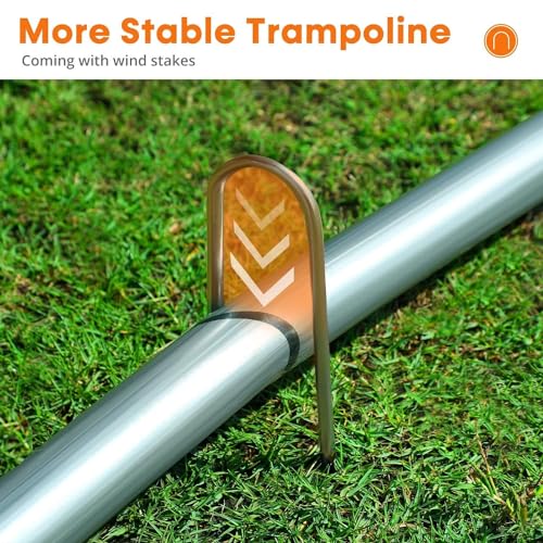 ORCC 1200LBS Weight Capacity Trampoline 16 15 14 12 10 8FT Outdoor Yard Trampolines for Kids Adults Outdoor Yard Trampolines for Kids Adults