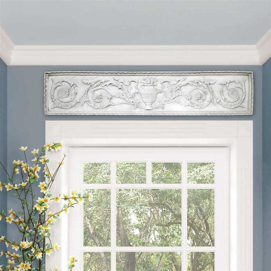 Design Toscano Horizontal San Galgano Wall Pediment - Shop Hardware Tools Online Store