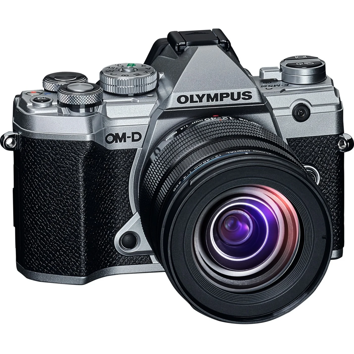 Olympus OM-D E-M5 Mark III 24.4 Megapixel Mirrorless Camera with Lens, 0.47", 1.77", Silver