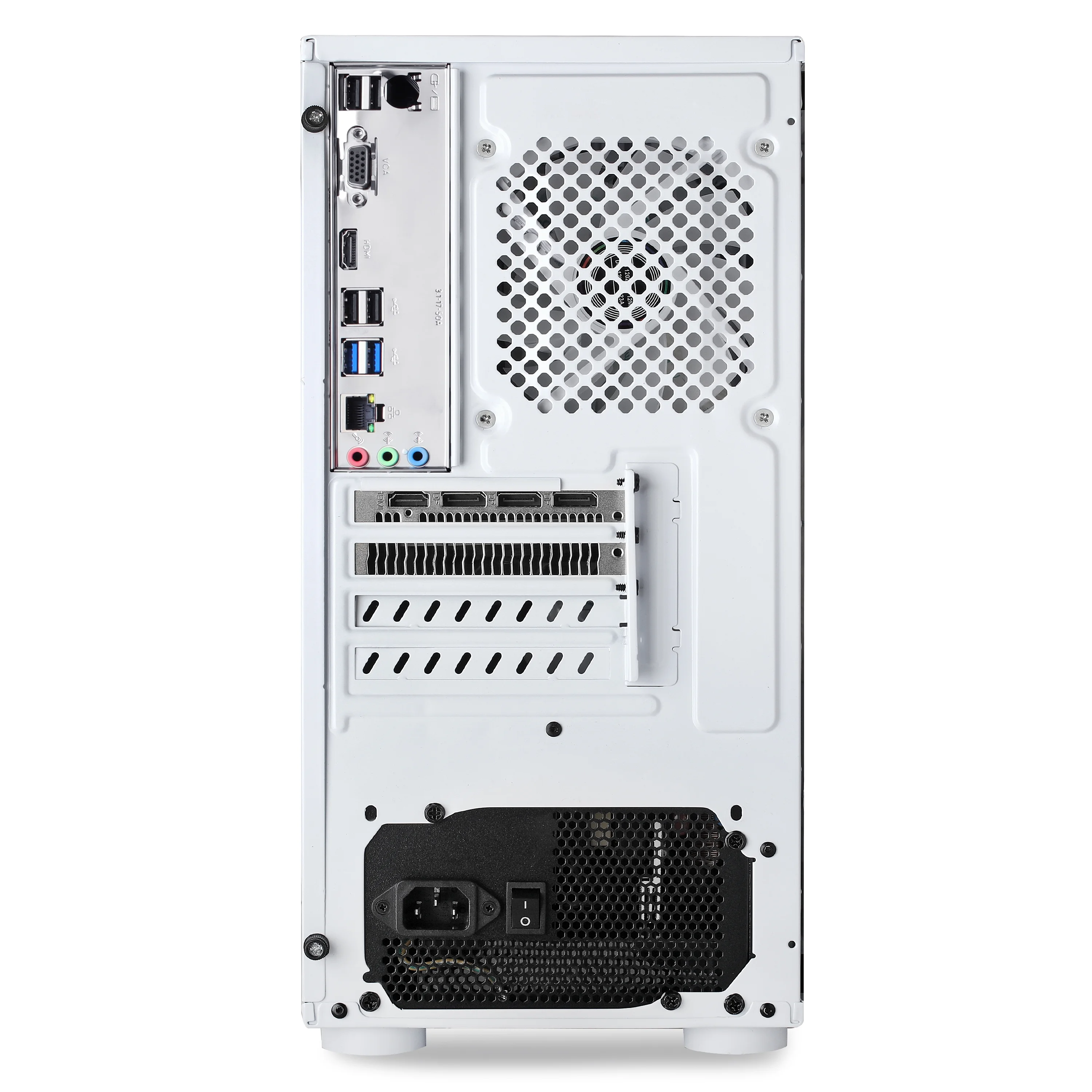 Eclipse ATX Gaming PC i7 Tower Desktop 4.0GHz RX 580 8GB 1TB SSD 16GB RAM - Radiant Selections
