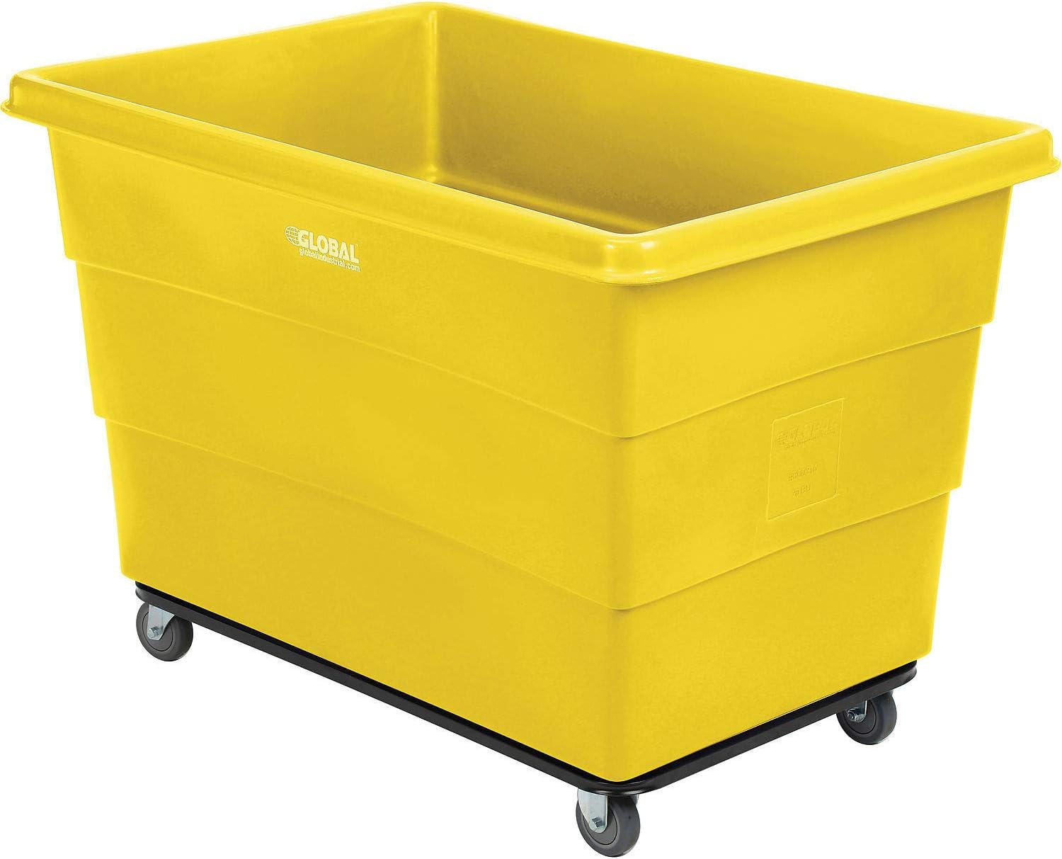 20 Bushel Plastic Bulk Box Truck, Steel Chassis Base (Blue)