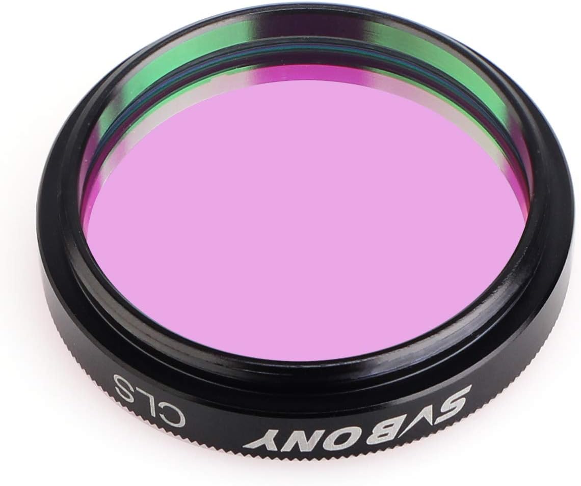 SVBONY Telescope Filter 2 inches CLS Filter City Light Pollution Reduction Filter Broadband Filter Suitable for Deep Sky Visual Astronomical