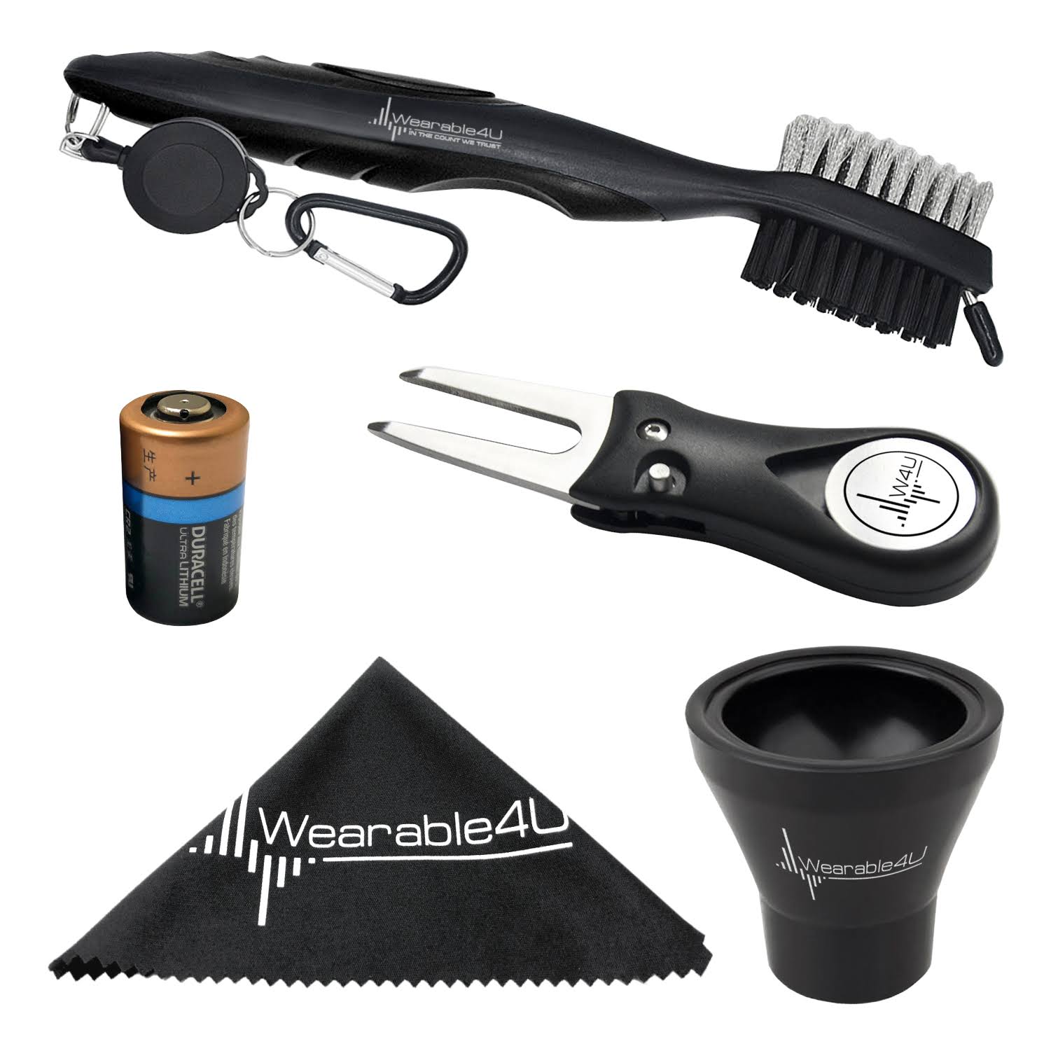 Bushnell Tour V5 Laser Golf Rangefinder w/ Brush, Divot Repair and Pick-Up Tool