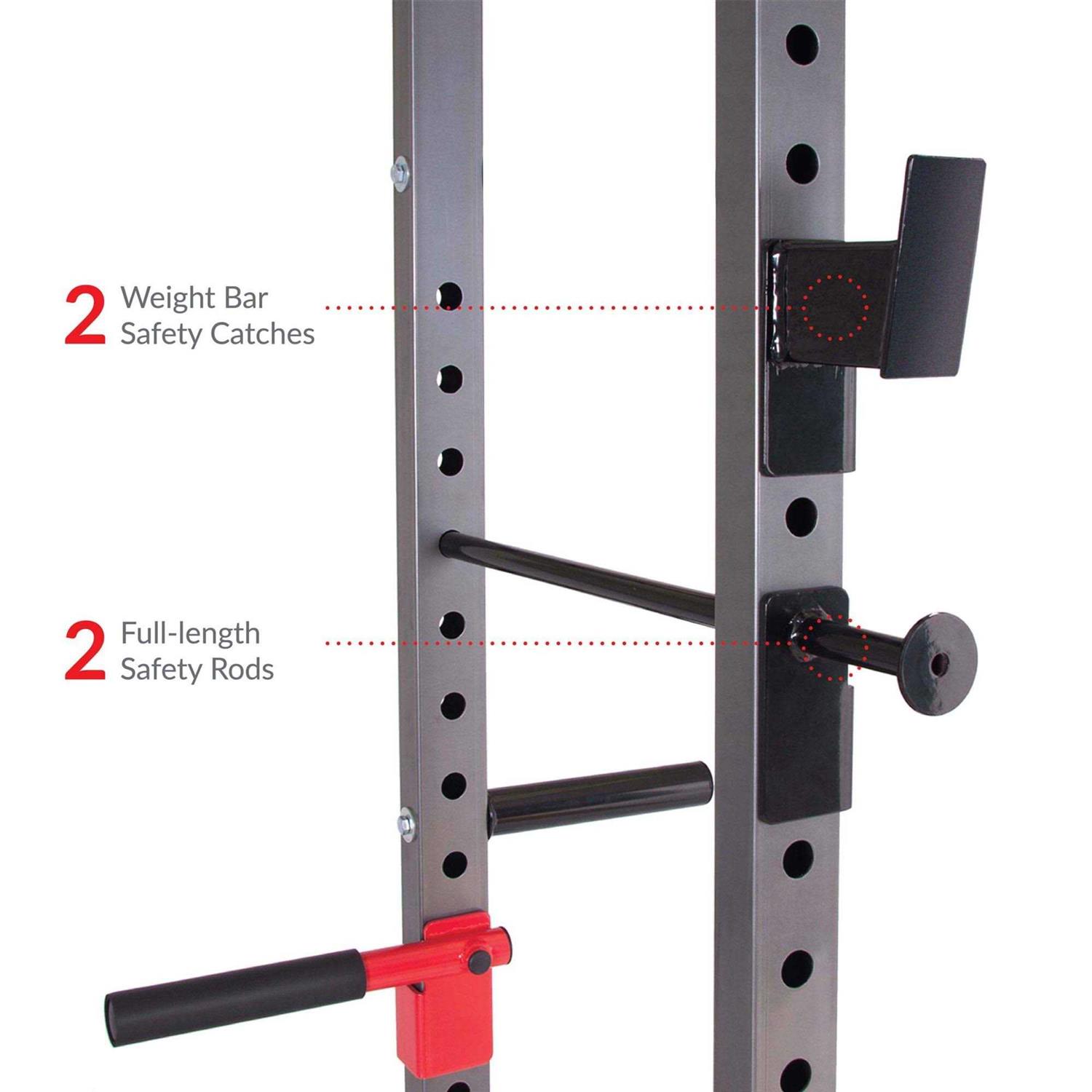Body Power Deluxe Rack Cage System - Sports Supplies Online Store