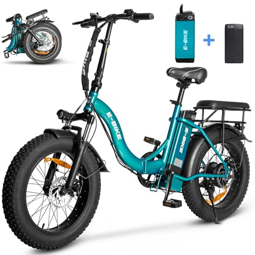 Electric Bike for Adults, 500W/750W Long Range Foldable Ebike with Removable Battery, 40-120 Mile/20-30MPH