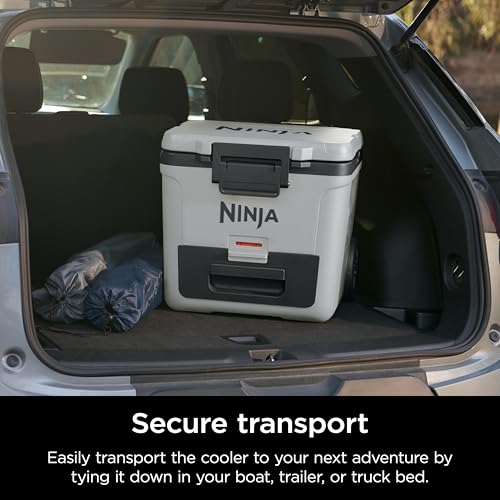 Ninja FrostVault 45qt Wheeled Cooler with Dry Zone, Integrated Fridge-Temp Dry Storage Drawer, Premium Heavy-Duty Insulated Cooler
