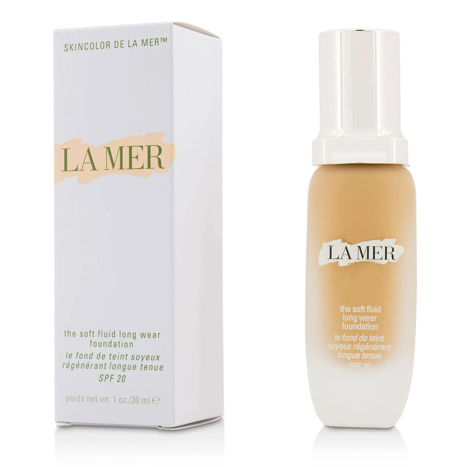 La Mer The Soft Fluid Long Wear Foundation SPF 20 - # 23/ 250 Sand (Box Slightly Damaged)  30ml/1oz