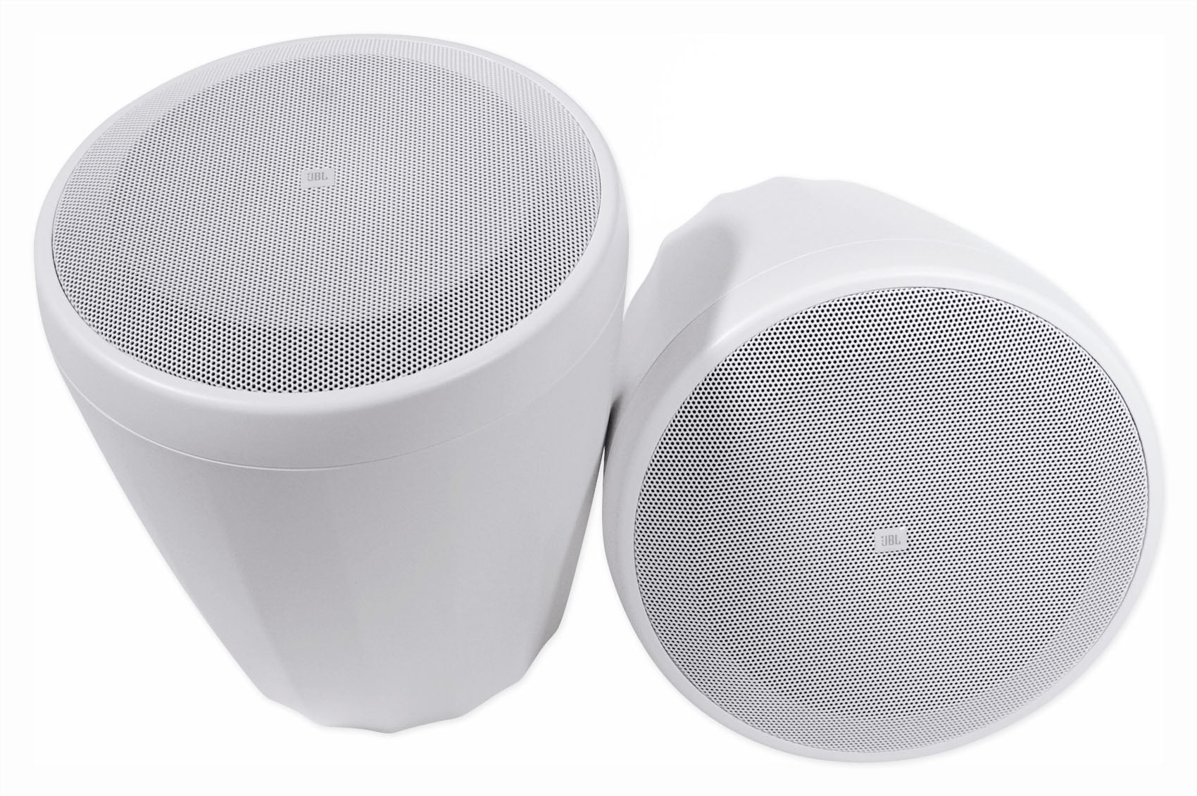 6) JBL Control 65P/T-WH 5.25" 70v White Pendant Speakers For Restaurant/Bar/Cafe