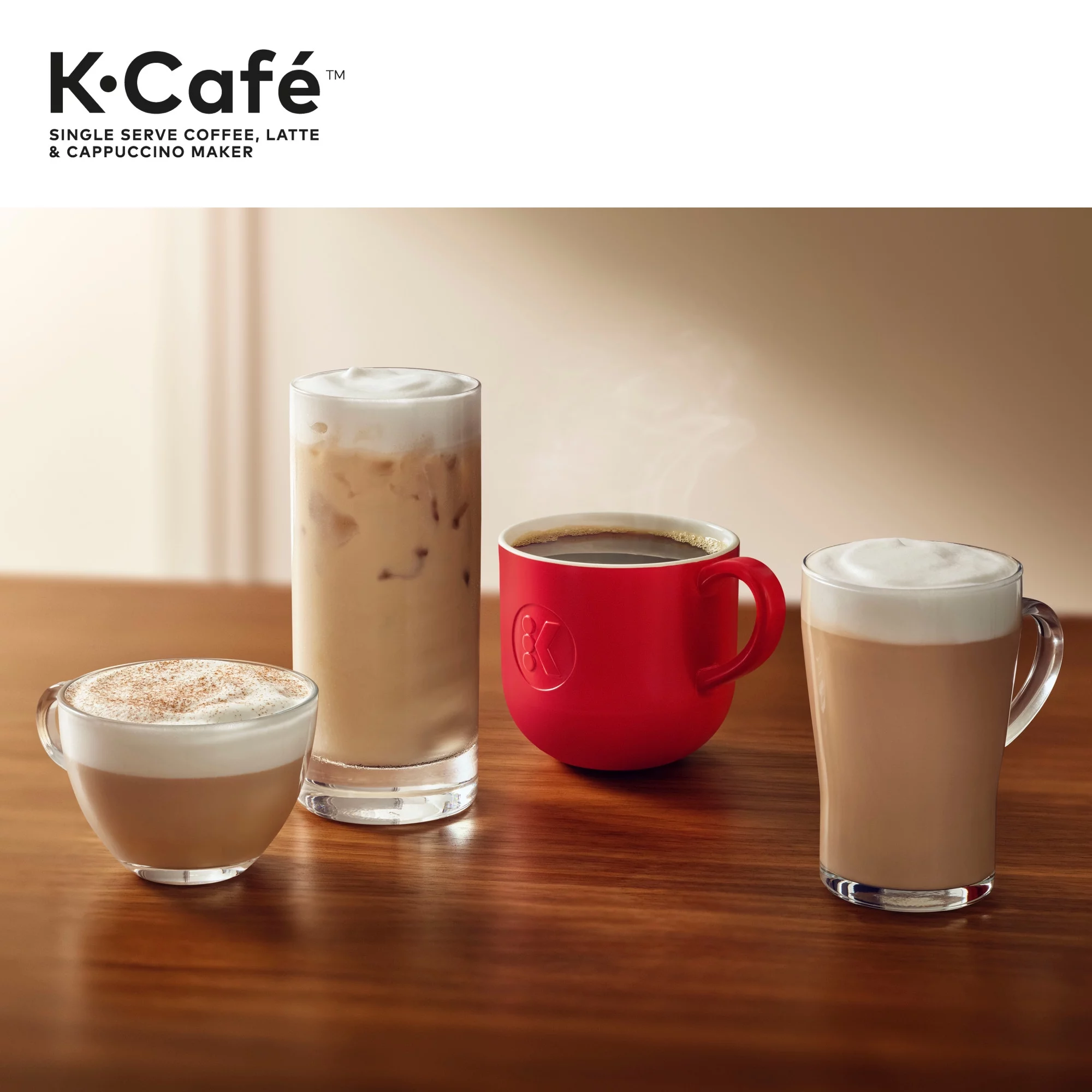 Keurig K-Cafe Single Serve K-Cup Coffee Maker, Latte Maker and Cappuccino Maker, Dark Charcoal