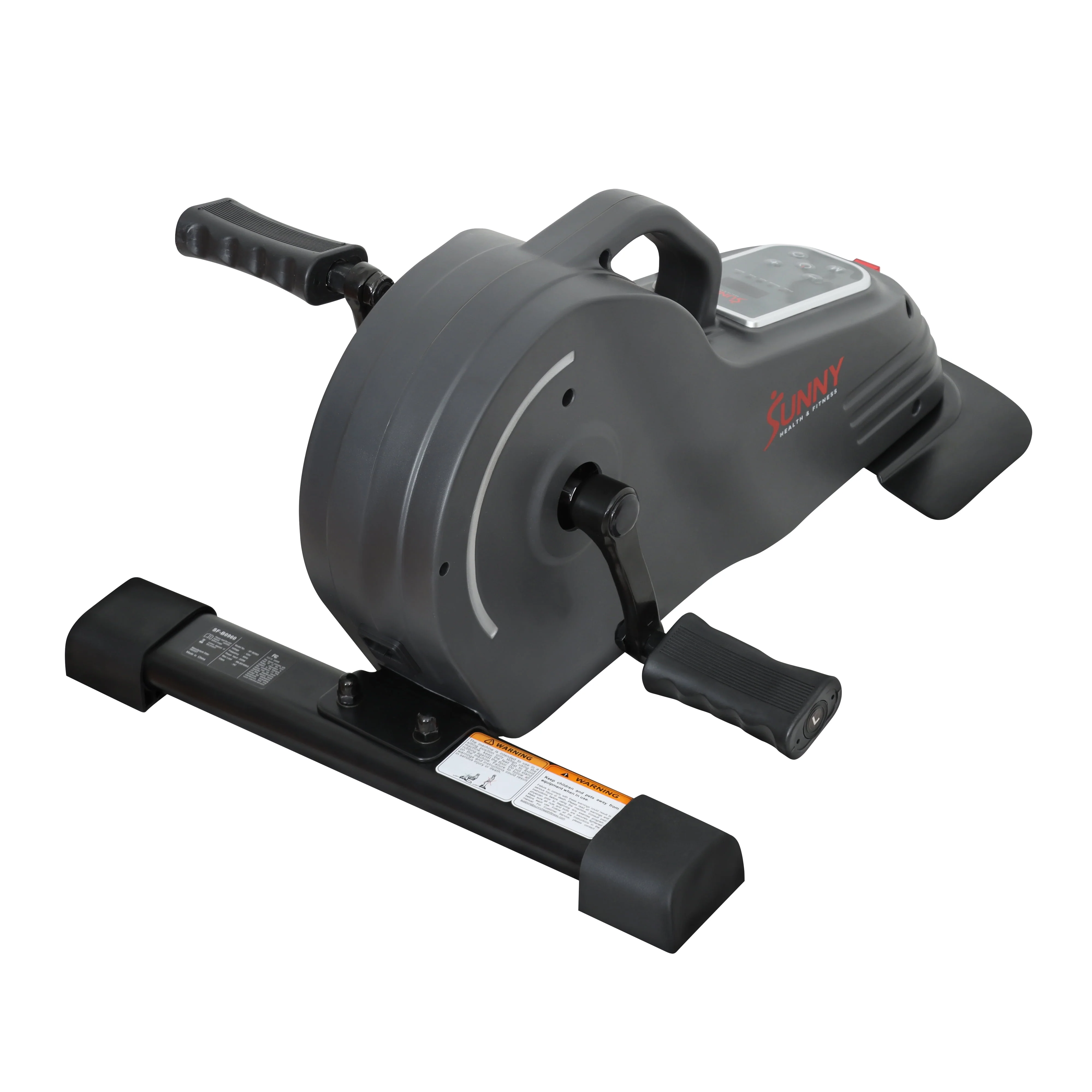 Sunny Health & Fitness Motorized Electric Under Desk Bike for Legs and Arms - SF-B0960