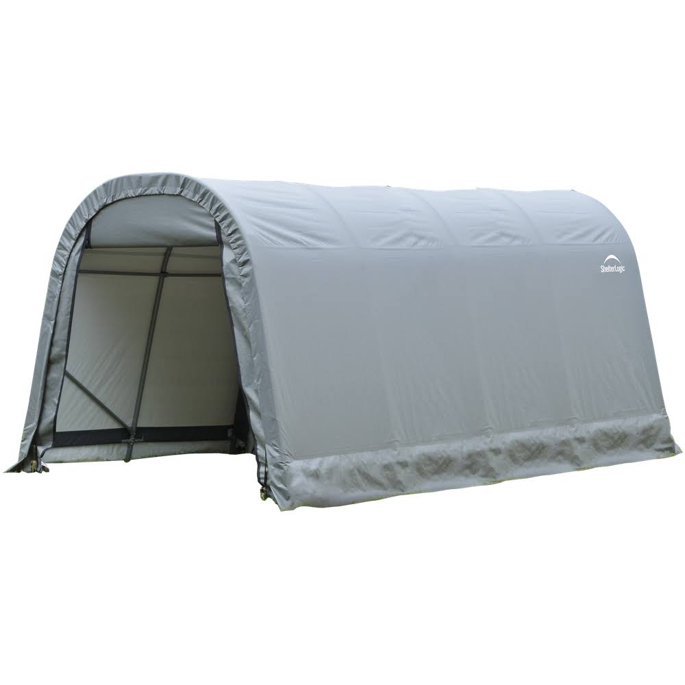 ShelterLogic 11x12x10 ft. Round Style Shelter-gray