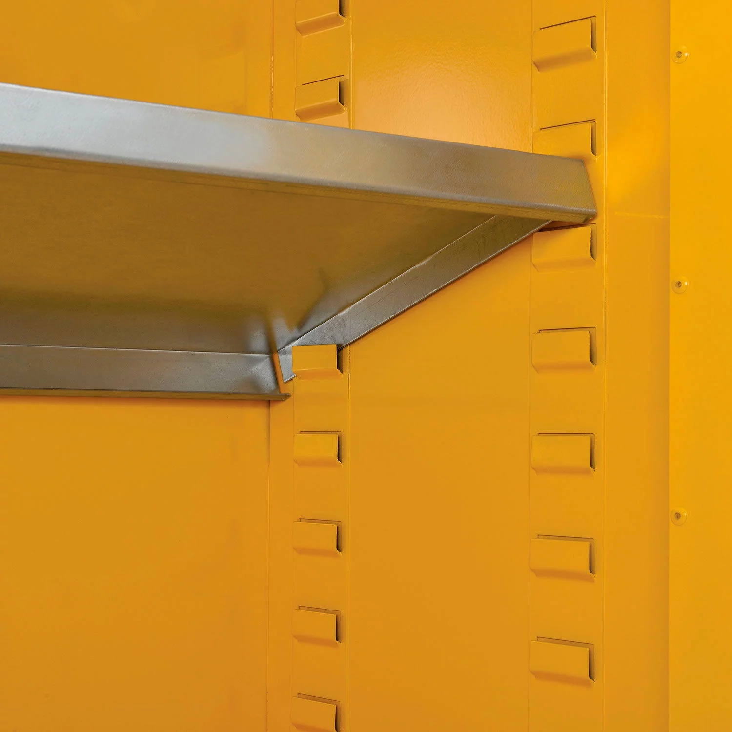 Global Industrial Flammable Cabinet, Manual Close Double Door, 44 Gallon, 34"Wx18"Dx65"H