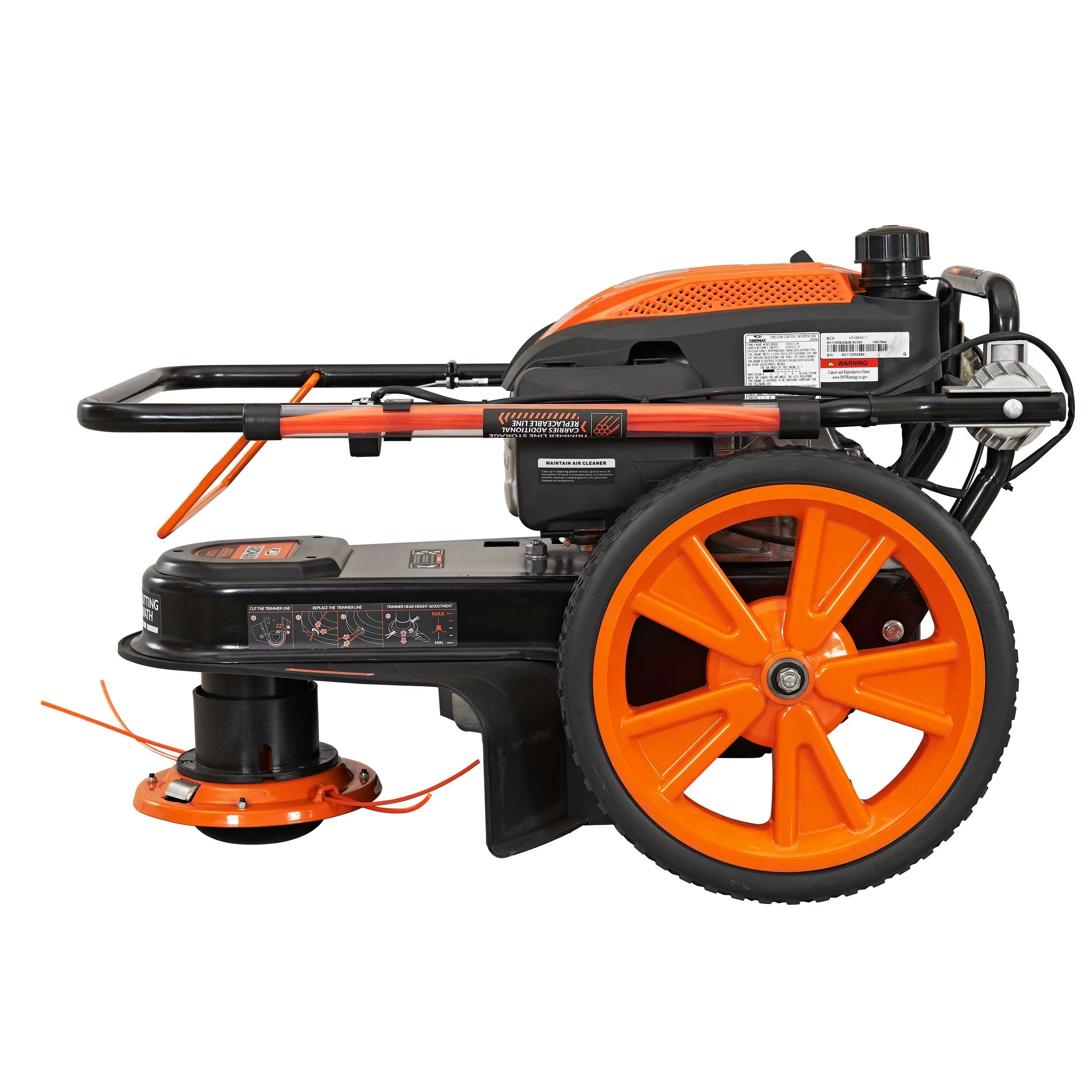 YARDMAX 22 in. 170cc Gas Walk Behind String Trimmer Mower - Radiant Selections