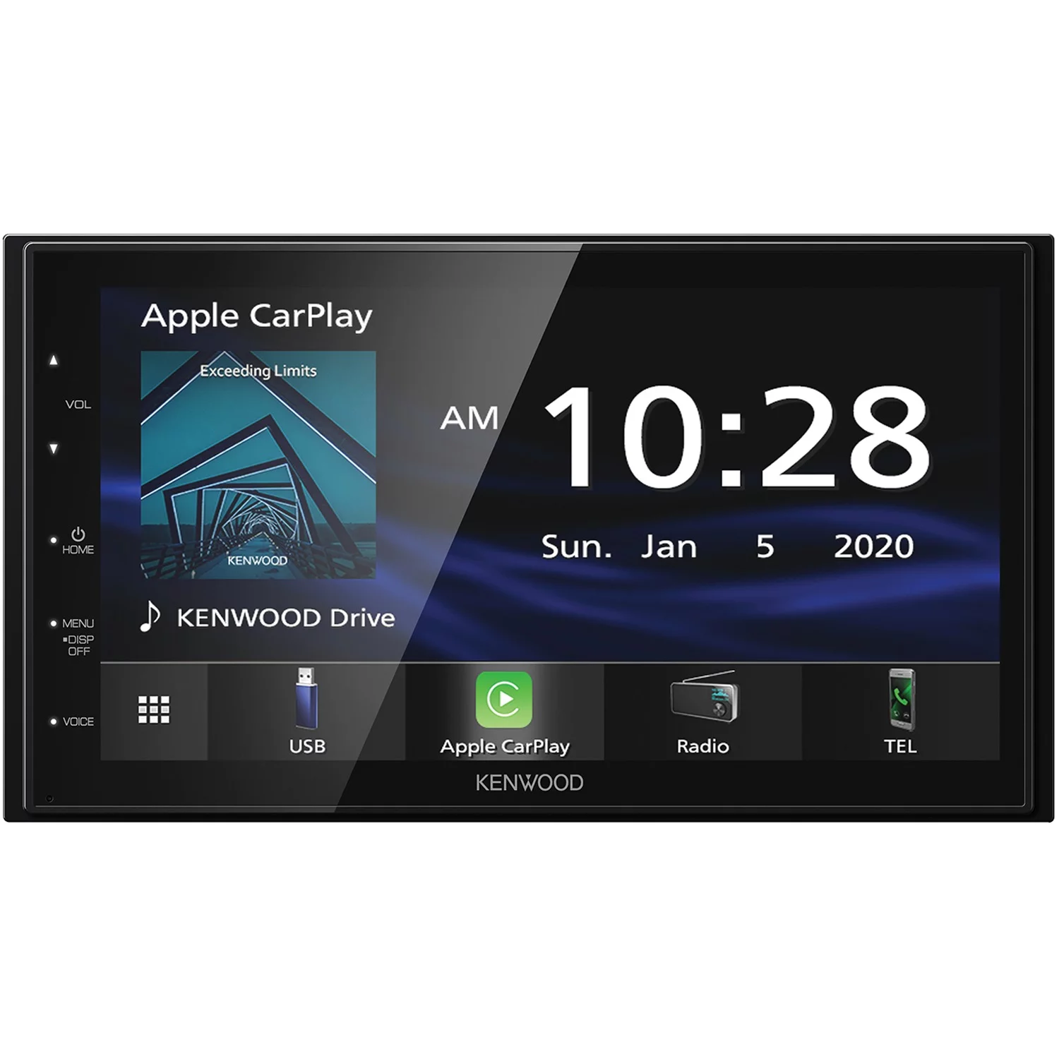 Kenwood DMX4707S Double-DIN In-Dash 6.8" Multimedia Receiver with Bluetooth, Apple CarPlay, Android Auto and SiriusXM Ready