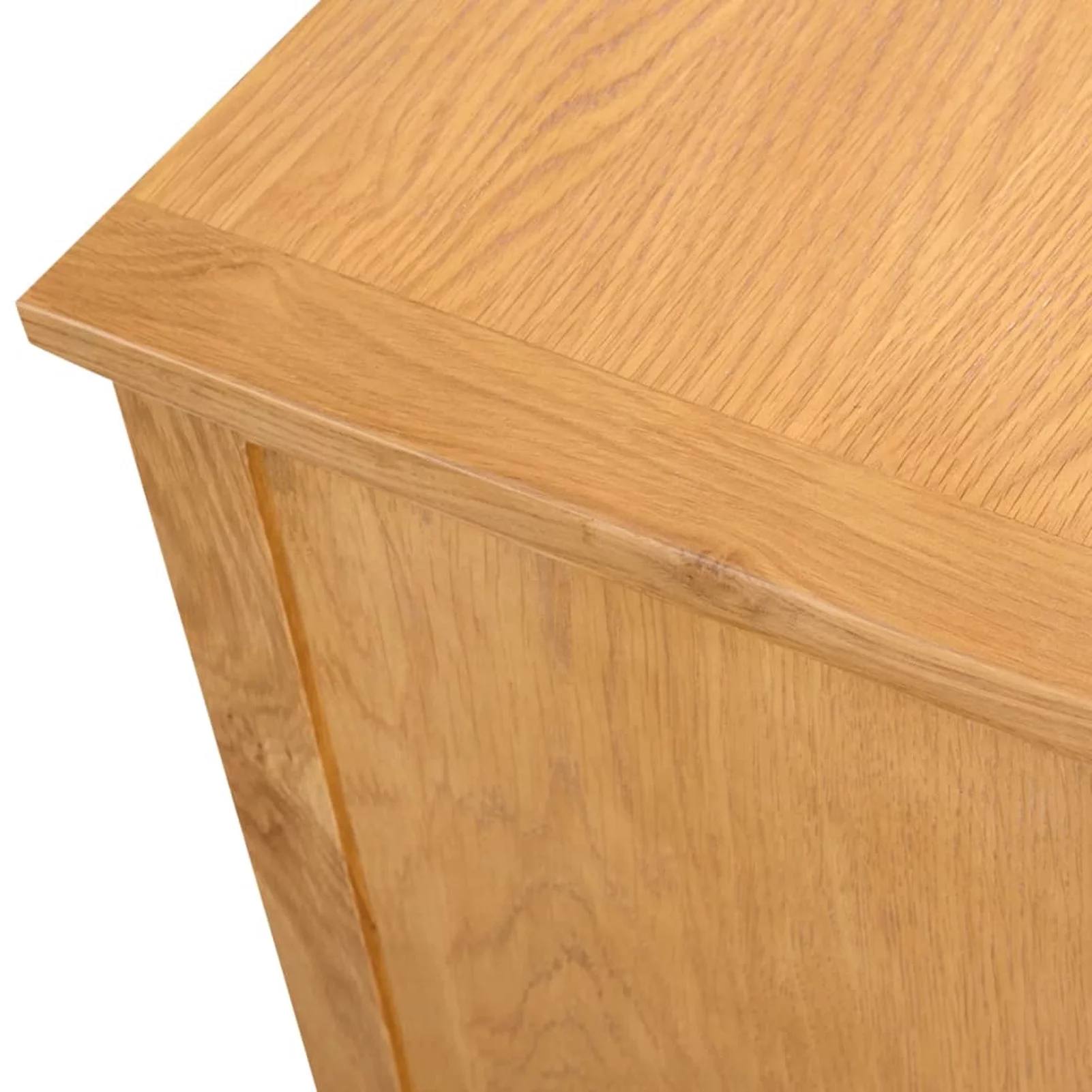 TV Cabinet 43.3"x13.8"x17.3" Solid Oak Wood