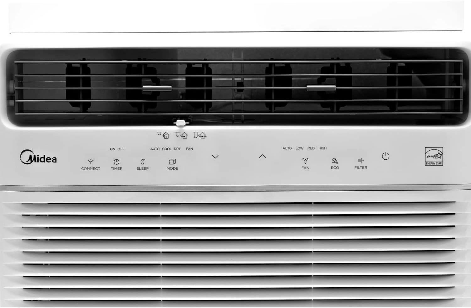 Midea 8,000 BTU Room Window AC, Remote Control, Energy Star WiFi & Voice Control