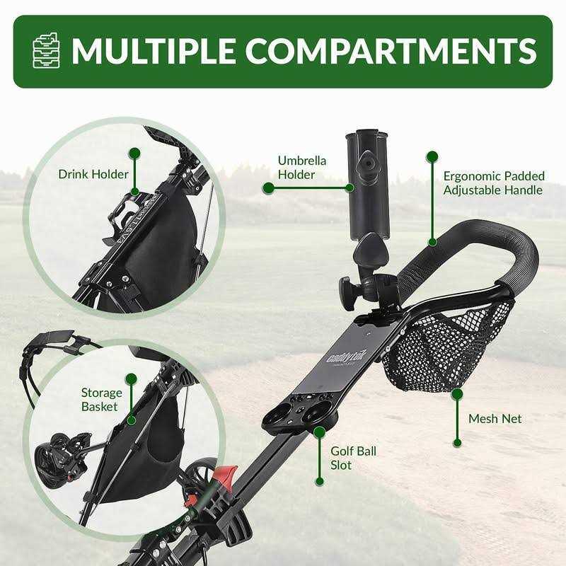 Caddytek CaddyLite 11.5 V3 Golf Push Cart - Sports Supplies Online Store