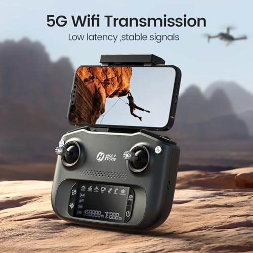 Holy Stone GPS Drone With 4K EIS Camera For Adults, HS175G 249g Foldable RC Quadcopter With Auto Return, Follow Me, 60 Mins Flight Time