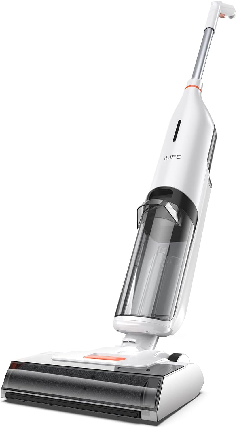 ILIFE W90 Cordless Wet Dry Vacuum Cleaner, All in One Vacuum Mop Hardwood Floor Cleaner