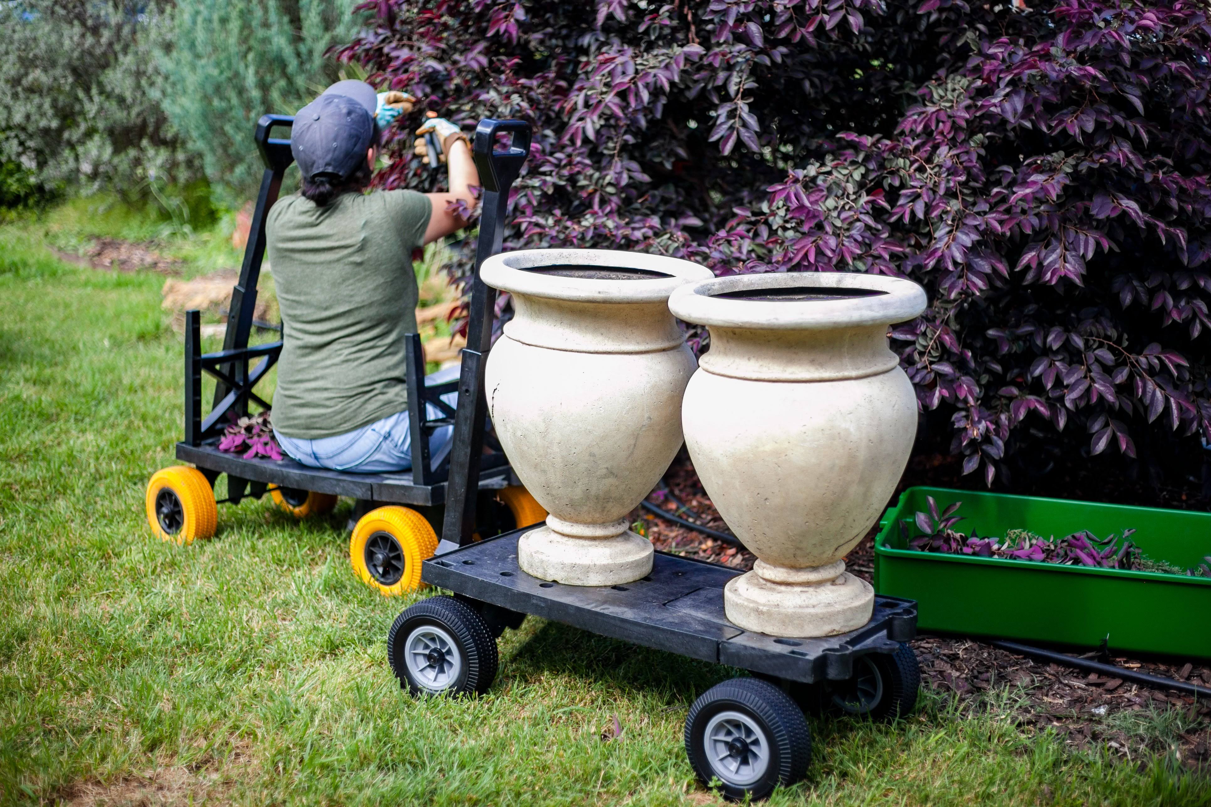 Mighty Max Cart Multi-Purpose Garden Dump Cart