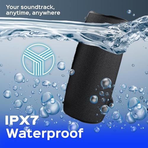 TREBLAB Ultra Loud Wireless Speaker - 60W Stereo Sound with Deep Bass, 20H Playtime, Powerbank, Waterproof
