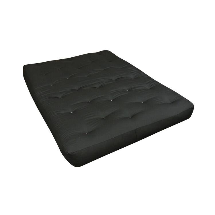 9x22 ComfortCoil #708 Twin Black Duct Futon Mattress Quantity 1, Material Cotton, Color Black Duct - Gold Bond - 0708A0-0110