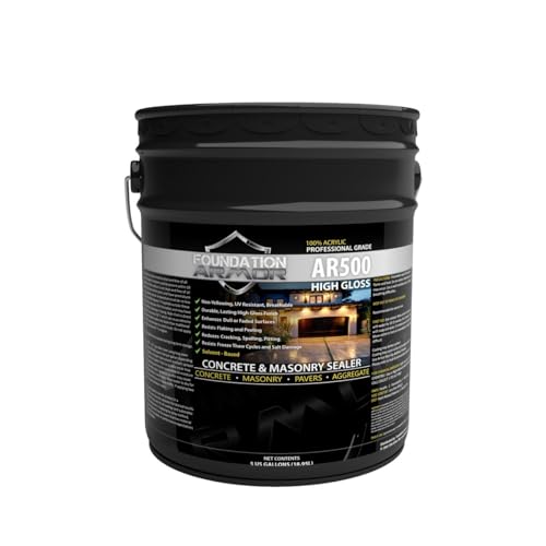 Armor AR500 High Gloss Wet Look Concrete Sealer 5 Gallon
