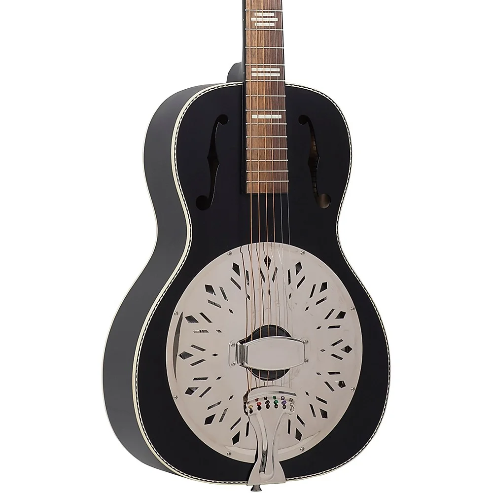 Recording King Dirty 30s Resonator Guitar Satin Black - Radiant Selections